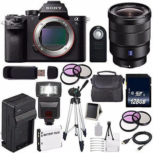Alt view image 2 of 2 - Sony Alpha a7S II a7S Mark II a7SII ILCE7SM2/B Mirrorless Digital Camera (International Model ) + Vario-Tessar T FE 16-35mm f/4 ZA Lens+ 49mm Filter Kit + 72mm Filter Kit 6AVE Bundle 44