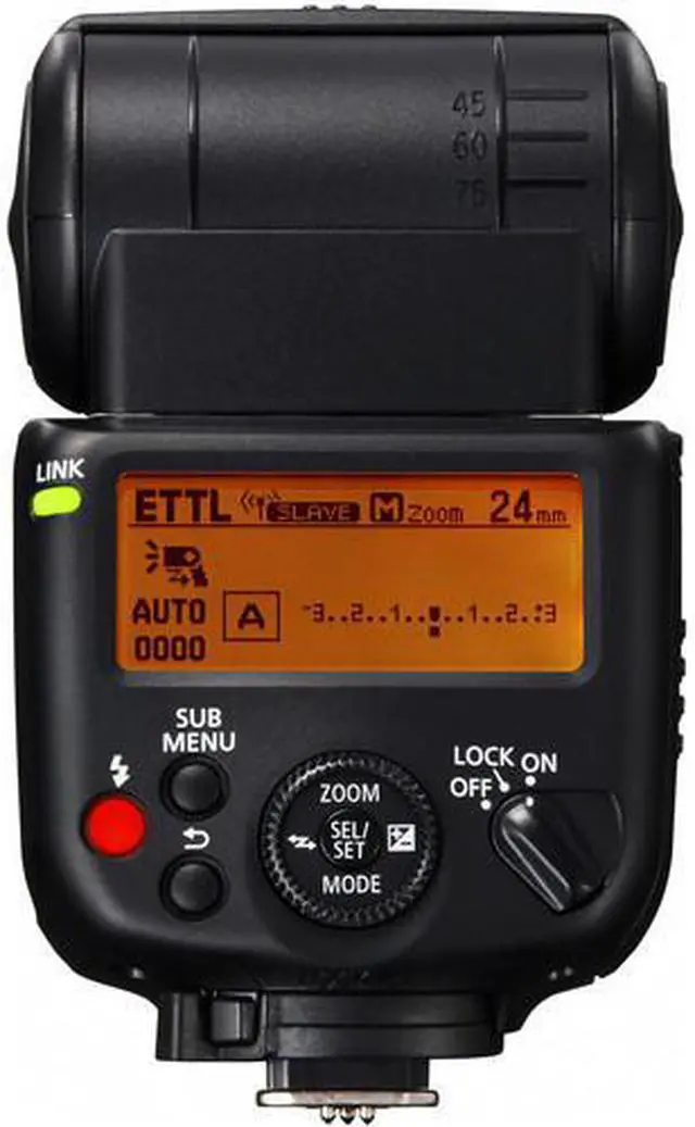 Alt view image 4 of 4 - Canon Speedlite 430EX III-RT (Intl Model) with AA Batteries and Carry Case