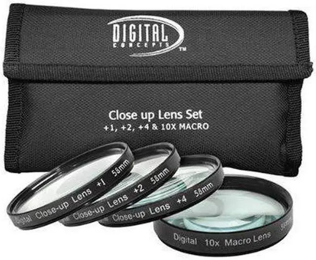 Main image of Digital Concepts cl-58 58mm 4-Piece Multi-Coated  Camera Lens Filter Sets