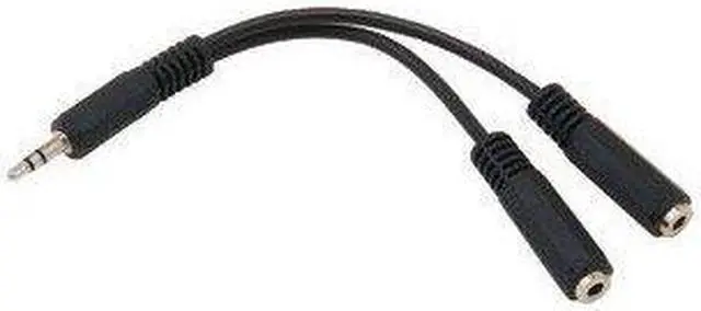 Main image of AXIS C1749 BK 6quot; Headphone Splitter (PET13-1070)