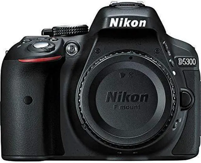 Alt view image 3 of 4 - Nikon D5300 DSLR Camera with AF-P 18-55mm Lens (International Model) with Extra Accessory Bundle