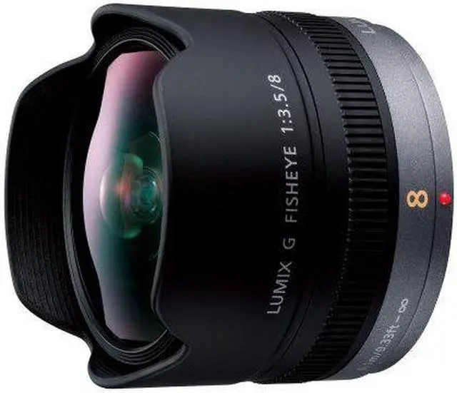 Alt view image 2 of 4 - Panasonic LUMIX G FISHEYE 8mm/F3.5 Lens | H-F008 - International Version (No Warranty)