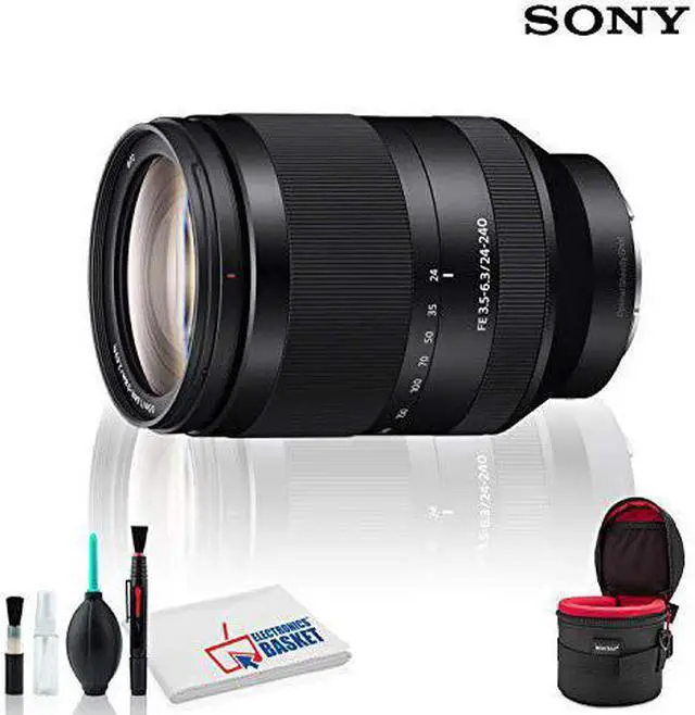 Alt view image 2 of 4 - SONY SEL FE 24-240 f/3.5-6.3 OSS Lens (Intl Model) with Cleaning Kit and Padded Lens Case