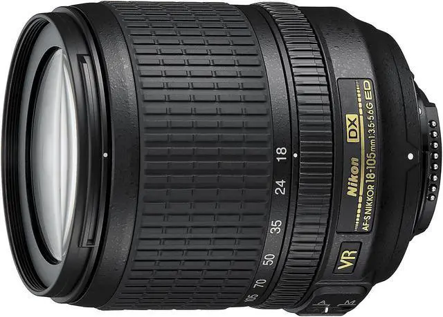 Alt view image 5 of 7 - Nikon AF-S DX NIKKOR 18-105mm f/3.5-5.6G ED Vibration Reduction Zoom Lens with Auto Focus for Nikon DSLR Cameras - (New)