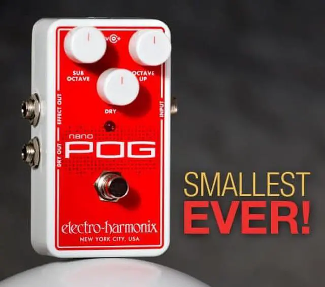 Alt view image 15 of 20 - Electro-Harmonix Nano POG Polyphonic Octave Generator Guitar Effects Pedal