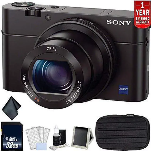 Alt view image 2 of 4 - Sony Cyber-Shot III Digital Camera Bundle with 32GB Memory Card + Carrying Case + More (Intl Model)