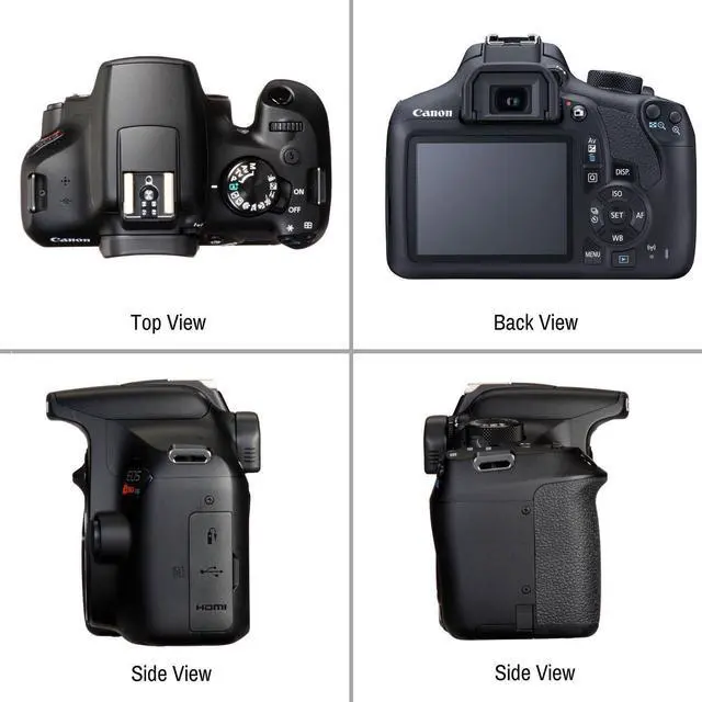 Alt view image 7 of 7 - Canon Rebel T6 DSLR Camera with 18-55mm Lens and Canon EF-S 75-300mm Lens Memory Card, Photo Software (Mac), 3 Battery Bundle