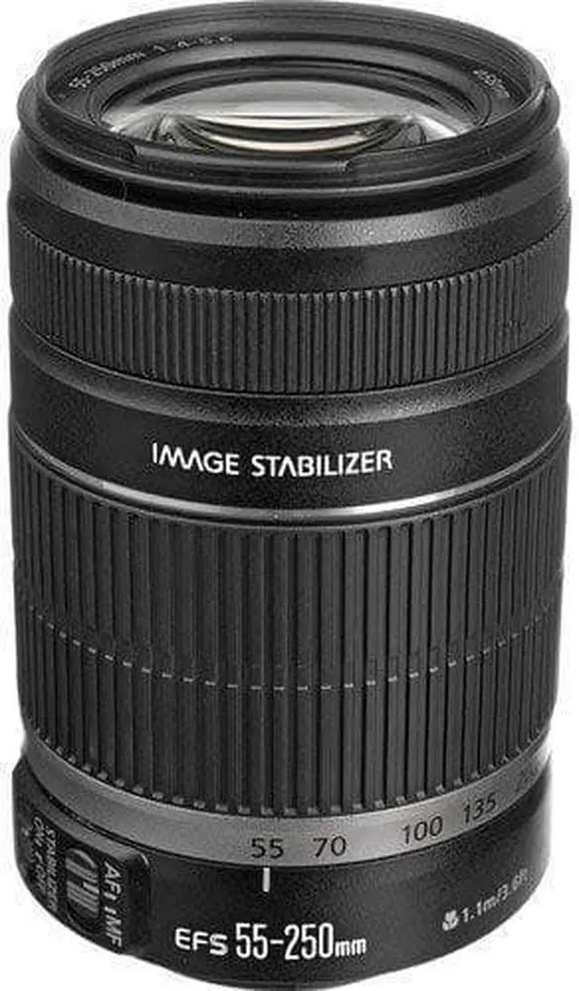 Alt view image 2 of 2 - Canon EF-S 55-250mm f/4-5.6 IS Telephoto Zoom Lens - 55mm to 250mm - f/4 to 5.6 (Catalog Category: LENSES and FILTERS) International Version