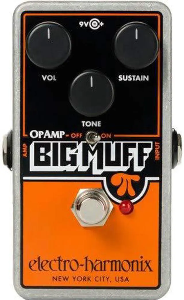 Alt view image 4 of 19 - Electro-Harmonix Op-Amp Big Muff Pi Distortion/Sustainer Effects Pedal