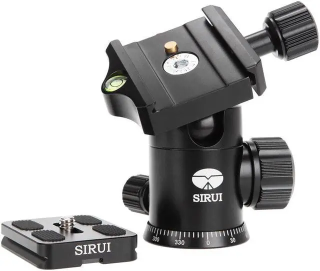 Alt view image 9 of 11 - Sirui E-10 Ball Head with TY-50E Plate