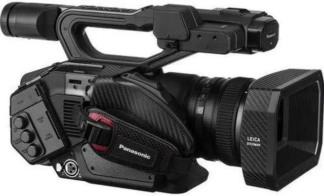 Alt view image 3 of 4 - Panasonic AG-DVX200 4K Professional Camcorder (AG-DVX200PJ8) W/ 64GB Memory Card, Bag, Tripod, Led Light, Sony Headphones, Mic Bundle