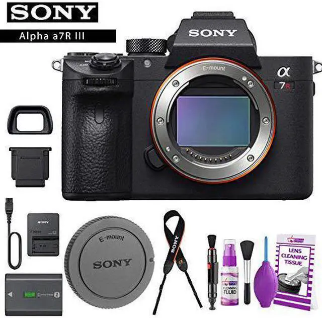 Alt view image 6 of 8 - Sony Alpha a7R III Mirrorless Digital Camera (Body Only) Base Accessory Kit