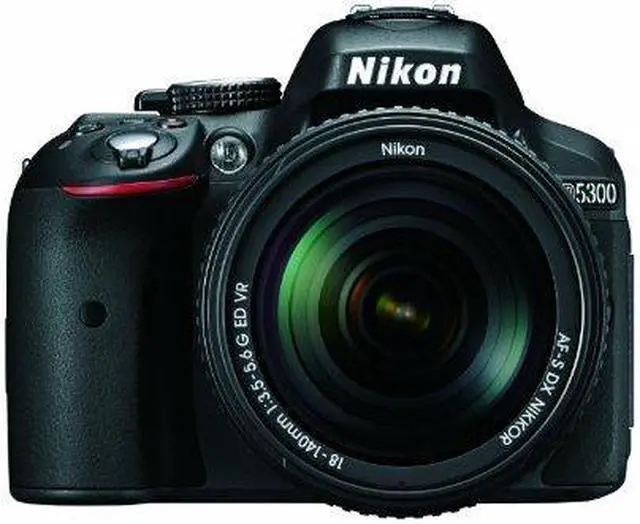 Alt view image 2 of 4 - Nikon D5300 24.2 MP CMOS Digital SLR Camera with 18-140mm f/3.5-5.6G ED VR Auto Focus-S DX NIKKOR Zoom Lens (Black)