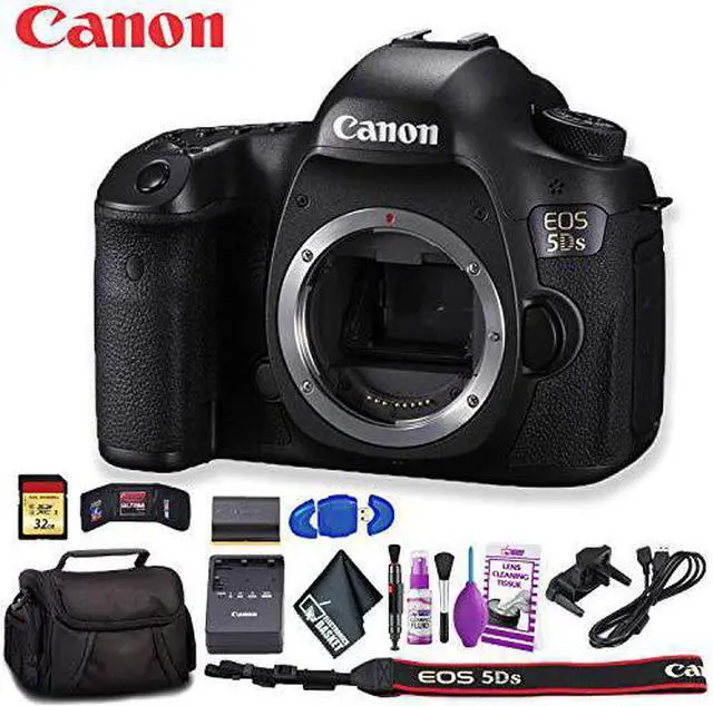 Alt view image 6 of 8 - Canon EOS 5DS DSLR Camera (Intl Model) Plus Kit