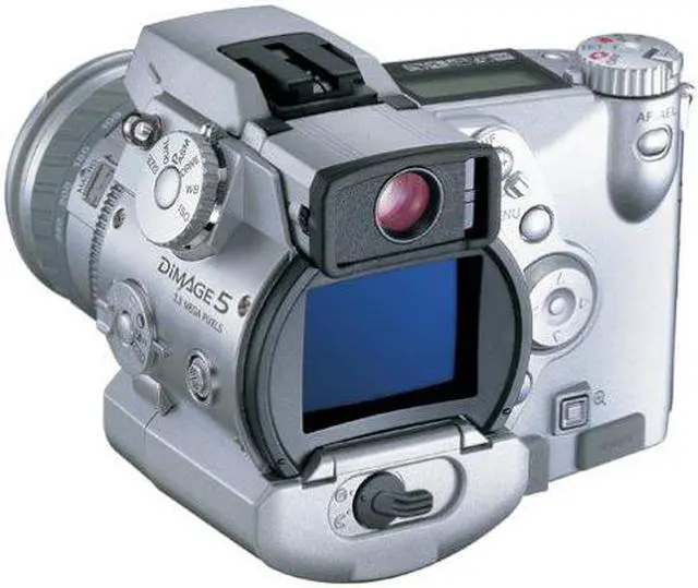 Alt view image 4 of 4 - Minolta Dimage 5 3MP Digital Camera w/7x Optical Zoom
