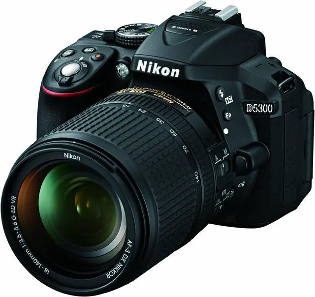 Alt view image 4 of 4 - Nikon D5300 24.2 MP CMOS Digital SLR Camera with 18-140mm f/3.5-5.6G ED VR Auto Focus-S DX NIKKOR Zoom Lens (Black)