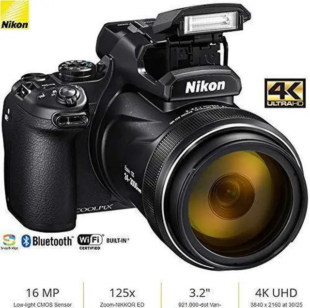 Main image of Nikon COOLPIX P1000 16MP 125x Super-Zoom Digital Camera (26522)
