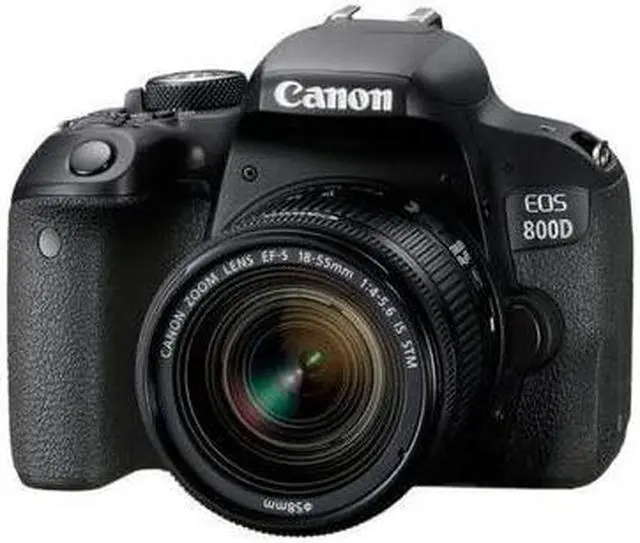 Alt view image 8 of 8 - Canon EOS 800D / Rebel T7i DSLR Camera with 18-55mm Lens + Creative Filter Set, EOS Camera Bag + Sandisk Ultra 64GB Card + 6AVE Electronics Cleaning Set, And More (International Model)