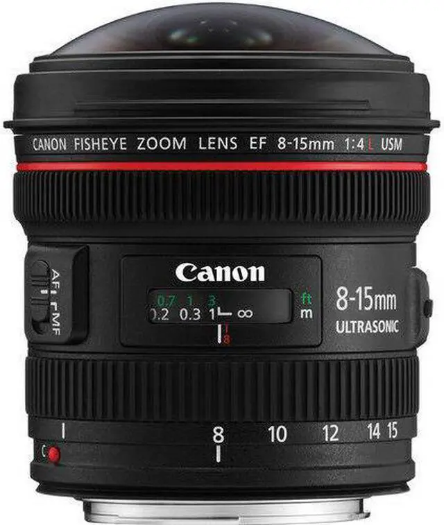 Alt view image 2 of 4 - Canon EF 8-15mm f/4L Fisheye USM Lens (International Model) No Warranty