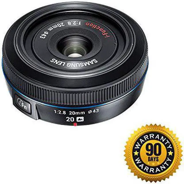 Alt view image 2 of 2 - Samsung 20mm f/2.8 Pancake Lens for NX10 / NX100 (Black) (Renewed)