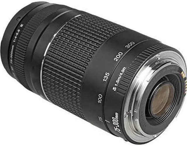 Alt view image 7 of 8 - Canon 6473A003 EF 75-300mm f/4-5.6 III Lens Telephoto Zoom Lens
