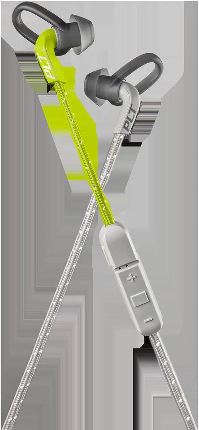 Alt view image 7 of 8 - Plantronics Backbeat Fit 305 Wireless Earbuds in Lime Green Premium Charging Bundle