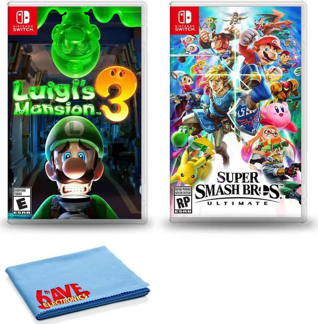 Nintendo Switch Luigi's Mansion 3 Bundle with Super Smash Bros