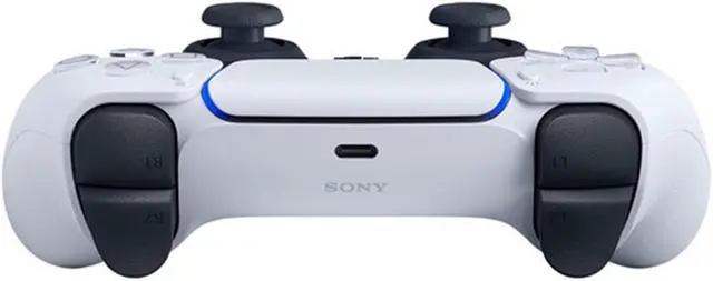 Alt view image 4 of 4 - PlayStation 5 DualSense Wireless Controller (White) Two Pack Bundle with Cleaning Cloth