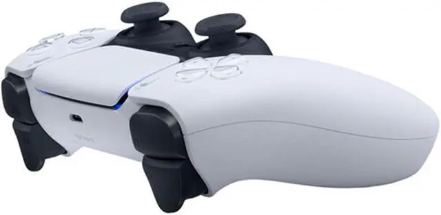 Alt view image 3 of 4 - PlayStation 5 DualSense Wireless Controller (White) Two Pack Bundle with Cleaning Cloth