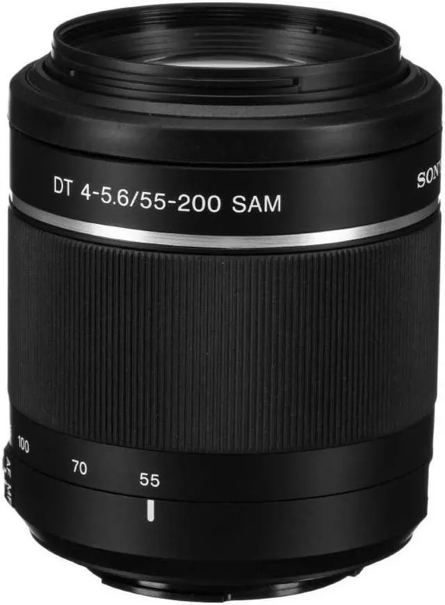 Main image of SONY SAL 55-200/2 F/4-5.6 AF DT Lens + Deluxe Lens Cleaning Kit