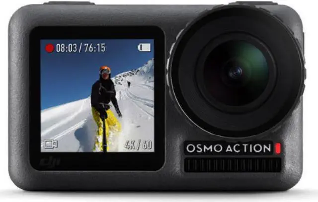 Alt view image 18 of 20 - DJI OSMO ACTION Cam Digital Camera with 2 displays 11m waterproof 4K HDR-Video 12MP 145 Angle Black