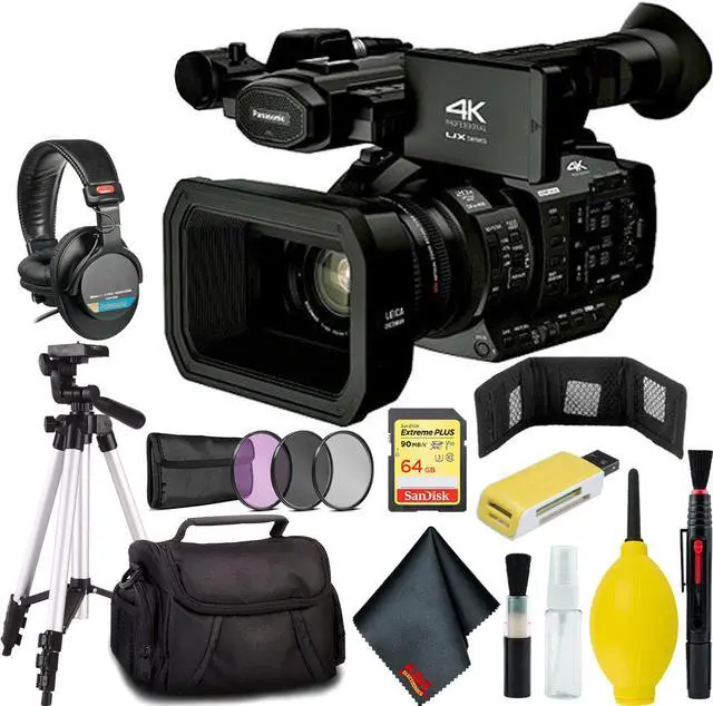 Alt view image 5 of 5 - Panasonic AG-UX180 4K Premium Professional Camcorder w/ Carry Case