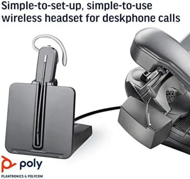 Alt view image 12 of 20 - Plantronics CS540 Wireless Headset with HL10 Handset Lifter (84693-11)