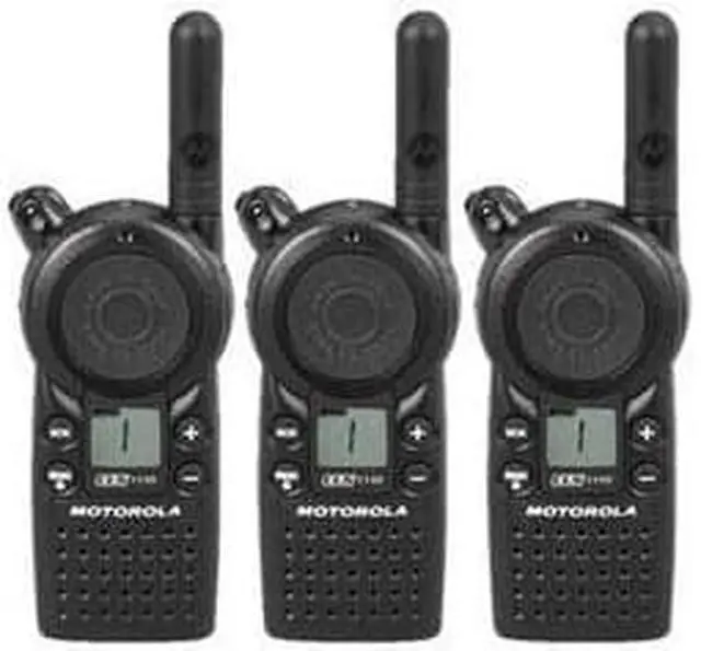 Main image of 3 Pack of Motorola CLS1110 Two Way Radio Walkie Talkies (UHF)