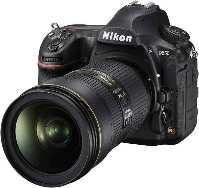 Alt view image 2 of 4 - Nikon D850 Digital SLR Camera W/ Nikon AF-S NIKKOR 24-70mm f/2.8E ED VR Lens, Extra Battery, 64GB Memory Card, Soft Case Plus 2 Year Extended Warranty (Intl Model)