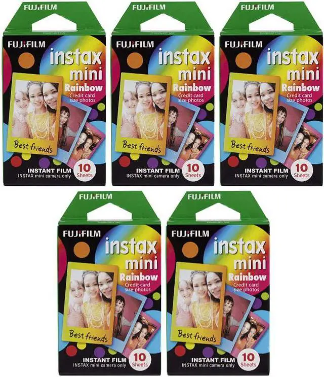 Alt view image 3 of 13 - Fujifilm Instax Mini Instant Rainbow Film (50 Sheets)