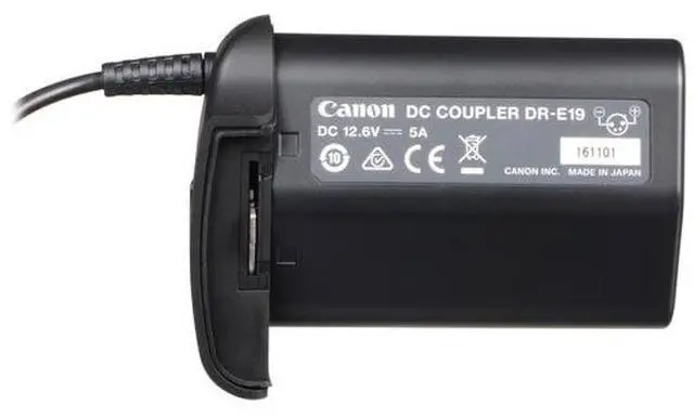 Alt view image 7 of 8 - Canon DR-E19 DC Coupler for EOS-1DX Mark II #1172C001