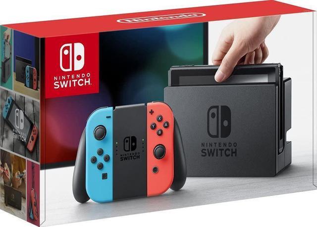 Nintendo Switch Console with Neon Blue and Neon Red Joy-Con Controllers -  HAC-001(-01) - Gaming Consoles & Controllers 