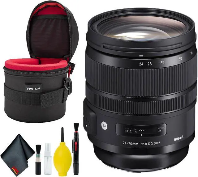 Alt view image 5 of 6 - Sigma 24-70mm f/2.8 DG OS HSM Art Lens for Nikon F (Intl Model) Deluxe Kit