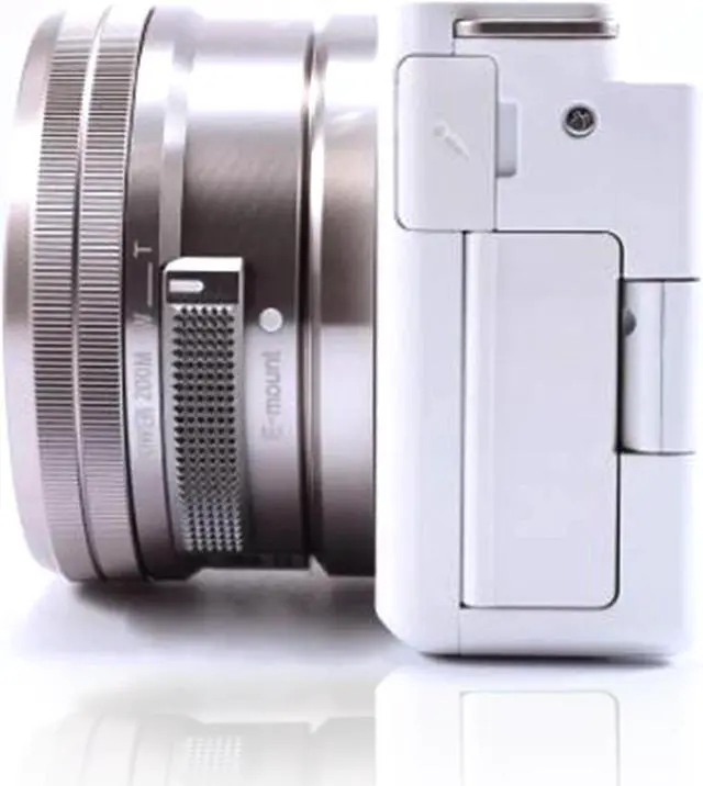 Alt view image 4 of 20 - Sony Alpha ZV-E10 - APS-C Interchangeable Lens Mirrorless Vlog Camera Kit - White