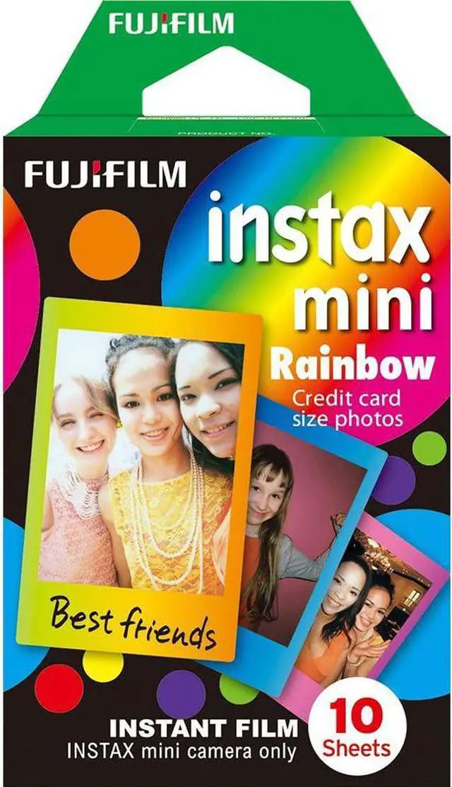 Alt view image 7 of 8 - Fujifilm Instax Mini Instant Rainbow Film, 10 Sheets, 3 Value Set