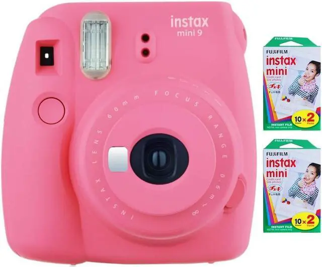 Alt view image 12 of 15 - Fujifilm Instax Mini 9 Instant Camera-Flamingo Pink w/ 40 Sheets Of Instant Film