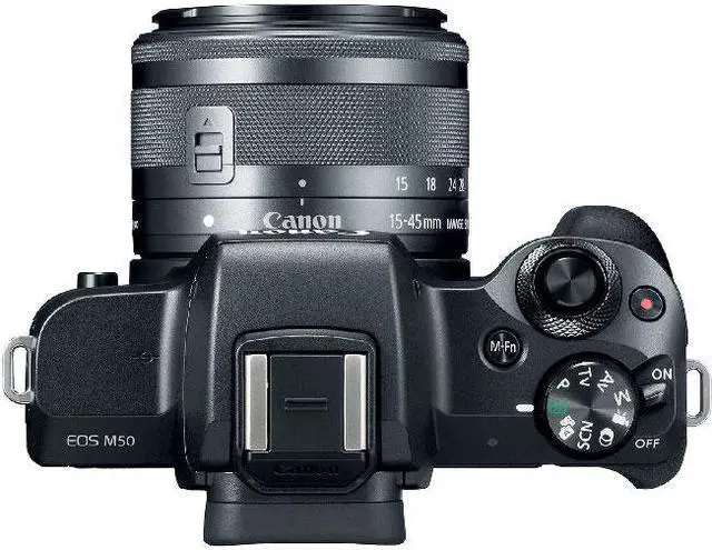 Alt view image 7 of 8 - Canon EOS M50 Mirrorless Digital Camera +15-45mm Lens+ UV FLD CPL Filter Kit + W