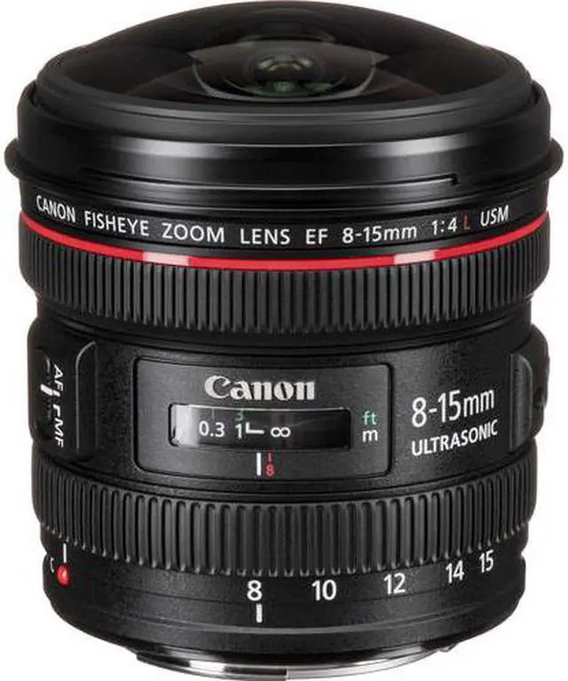 Main image of Canon EF 8-15mm f/4L Fisheye USM Ultra-Wide Zoom Lens for Canon EOS SLR Cameras International Version