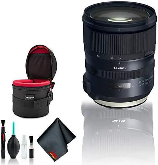 Alt view image 4 of 4 - Tamron SP 24-70mm f/2.8 Di VC USD G2 Lens for Canon EF - Deluxe Bundle