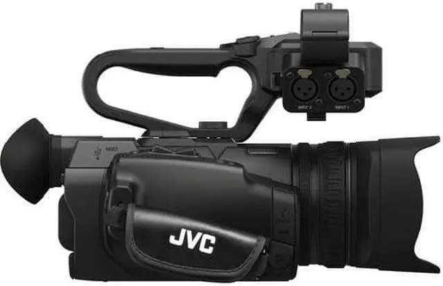 Alt view image 11 of 15 - JVC GY-HM250 12.4MP 4K UHD Camcorder with FHD Live Streaming, 12x Optical Zoom