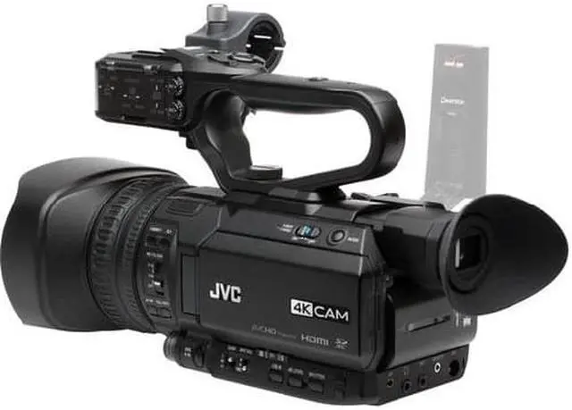 Alt view image 12 of 15 - JVC GY-HM250 12.4MP 4K UHD Camcorder with FHD Live Streaming, 12x Optical Zoom