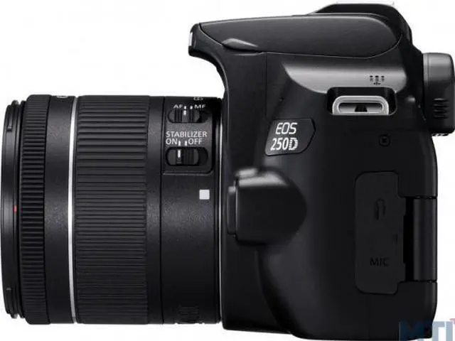 Alt view image 4 of 4 - Canon EOS 250D (Rebel SL3) DSLR Camera w/ 18-55mm IS STM Lens (International Model)