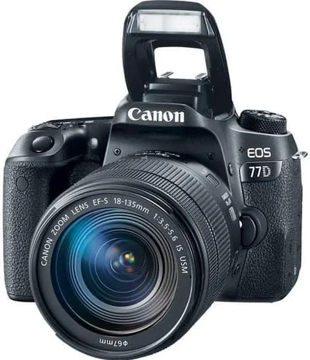 Alt view image 2 of 4 - Canon EOS 77D DSLR Camera with 18-135mm USM Lens International Model
