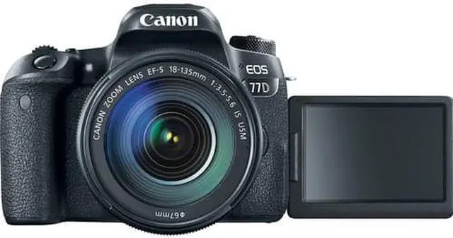 Alt view image 4 of 4 - Canon EOS 77D DSLR Camera with 18-135mm USM Lens International Model